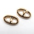 HERMES Chaine d'Ancre Earrings 18K Pink Gold