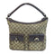 GUCCI GG GHW Shoulder Bag Canvas 153025 Brown