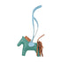 HERMES Rodeo S Charm Veau Swift Leather Blue/Green/Brown