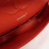CHANEL Quilted CC SHW Chain Shoulder Bag Calfskin Leather Red