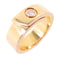 CARTIER Diamond Ring #48 US#4.25 18K Yellow Gold