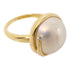 TASAKI Pearl Diamond Ring 18K Yellow Gold US#6.25
