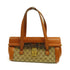 GUCCI GG GHW Hand Bag Canvas 114998 Brown