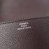 HERMES PHW Roulis Slim Wallet Evercolor Leather Burgundy Navy