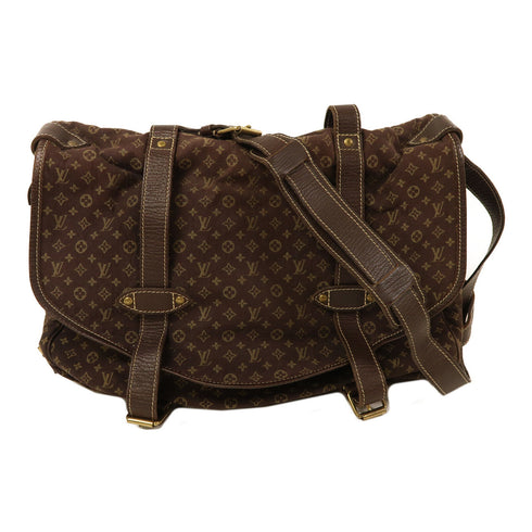 LOUIS VUITTON LV GHW Saumur XL Shoulder Bag M95220 Monogram Mini Brown