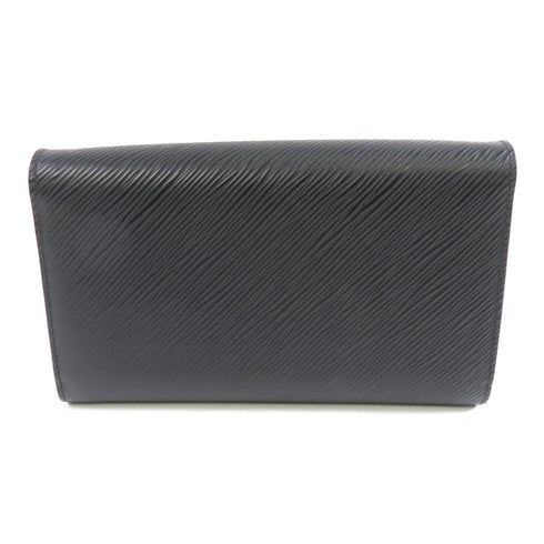 LOUIS VUITTON SHW Portefuille Twist Chain Wallet Shoulder Bag M62038 Epi Black