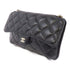 CHANEL Quilted CC GHW 2 Way Folder Tote Shoulder Bag Calfskin Black/Multicolor