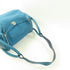 HERMES PHW Lindy 30 Shoulder Bag Taurillon Clemence Leather Bleu Izmir