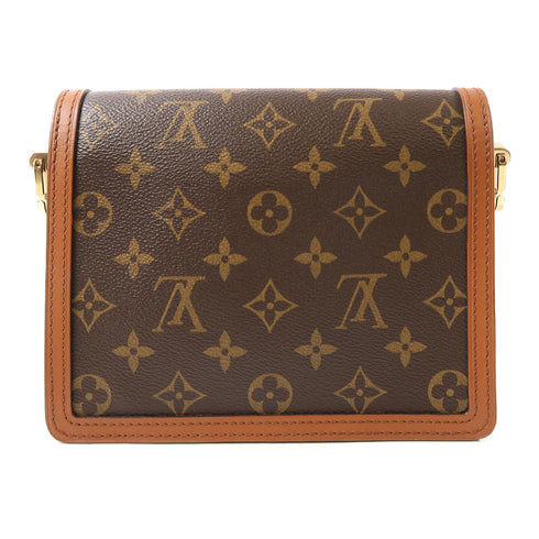 LOUIS VUITTON LV GHW Dauphine Shoulder Bag M45959 Monogram Brown
