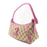 GUCCI GG GHW Abbey Hand Bag 130939 Canvas Brown/Purple