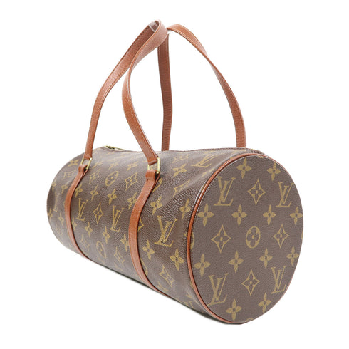 LOUIS VUITTON LV GHW Papillon PM Shoulder Bag M51385 Monogram Brown