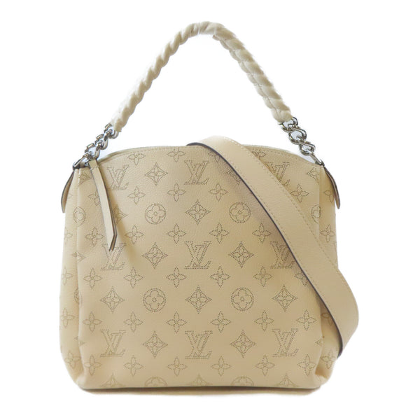 LOUIS VUITTON LV SHW Babylone BB 2 Way Shoulder Handbag M51767 Mahina Beige
