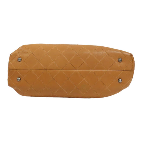 CHANEL Quilted CC SHW Zip Shopping Tote 2Way HandBag A94850 Caviar Leather Brown