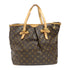 LOUIS VUITTON LV GHW Palermo GM 2 Way Bag M40146 Monogram Brown