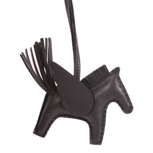 HERMES Rodeo Pegase PM Charm Swift Leather Grey