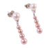 MIKIMOTO SHW Pearl Earrings 925 Sterling Silver