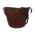 HERMES PHW Bolso De Aseo Shoulder Bag Canvas Stamp O Brown