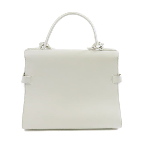Delvaux SHW Tempete 2way Shoulder Bag Lambskin Leather White