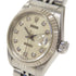 ROLEX Datejust Automatic Watch 69174 18K White Gold Stainless Steel Diamond