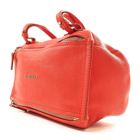 GIVENCHY SHW Pandora small Shoulder Bag Leather Red
