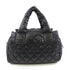 CHANEL Quilted CC SHW Co Co Cocoon Handbag Nylon Black