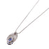 FINE JEWELRY 1.73ct Sapphire 0.24ct Diamond Necklace PT850 Platinum