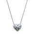 TIFFANY&CO 3P Diamond Heart Necklace PT950 Platinum