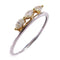 FINE JEWELRY 0.22ct Diamond Ring US#7.25 18K White Gold 18K Yellow Gold