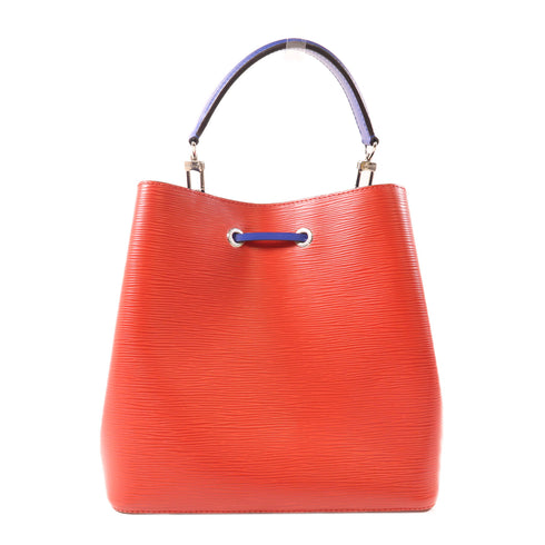 LOUIS VUITTON LV SHW NeoNoe MM 2 Way Shoulder Bag Handbag M54365 Epi Blue/Red
