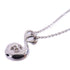 FINE JEWELRY 0.095ct Diamond Necklace 18K White Gold PT950 Platinum