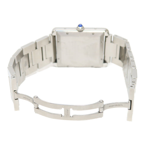 CARTIER Tank Solo Automatic Watch W5200028 Stainless Steel White