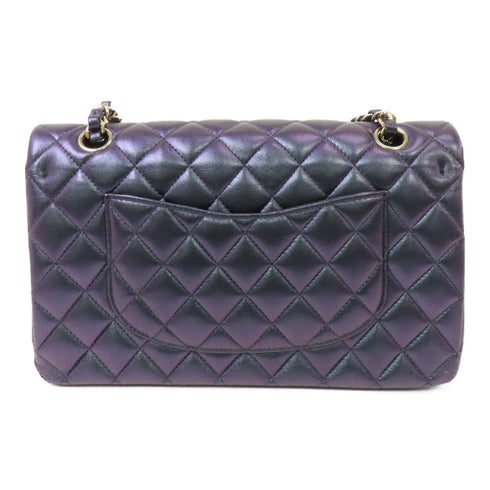 CHANEL Quilted CC GHW Classic 25 Chain Shoulder Bag A01113 Lambskin Purple