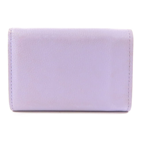 LOUIS VUITTON LV SHW Lockmini Trifold Wallet M63921 Calfskin Leather