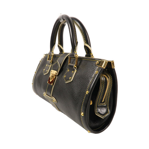 LOUIS VUITTON LV GHW Epanui PM Handbag M91851 Suhali Leather Black