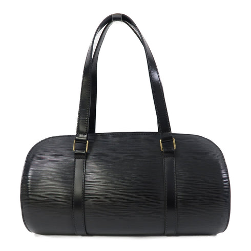 LOUIS VUITTON LV GHW Soufflot Handbag M52222 Epi Black