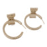 CHANEL CC Earrings Accessories Metal/PVC Gold/Pink