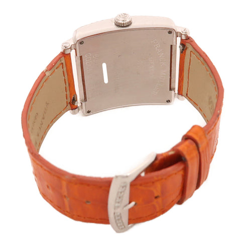 FRANCK MULLER Master Square Quartz Watch 6002 M QZ R Stainless Steel Leather