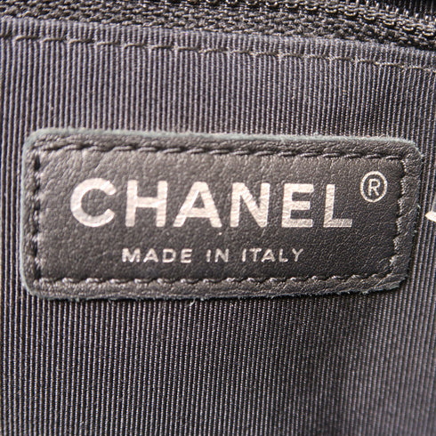 CHANEL CC SHW Chain Shoulder Lambskin Leather Black