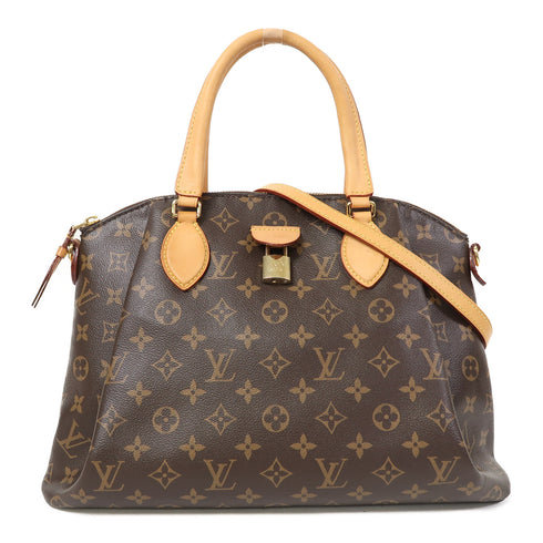 LOUIS VUITTON LV GHW Rivoli MM 2 Way Shoulder Bag M44546 Monogram Brown v1