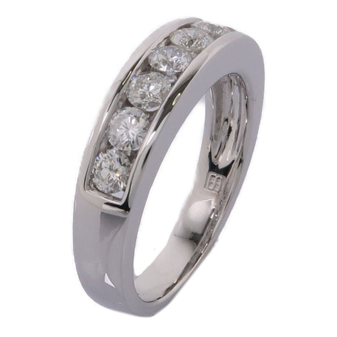 JEWELRY Diamond Ring 18K White Gold US#6