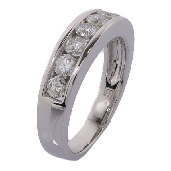 JEWELRY Diamond Ring 18K White Gold US#6