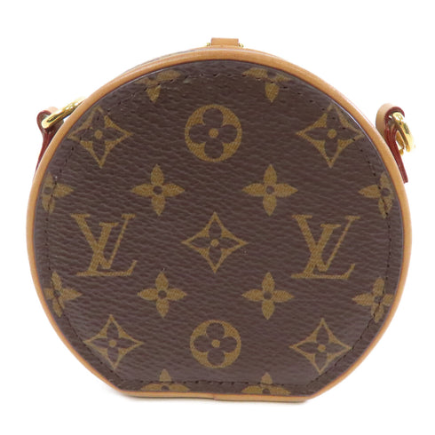 LOUIS VUITTON Petite Boite Chapeau Necklace Chain Shoulder M68570 Monogram Brown