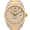 ROLEX Datejust Automatic Watch 16233 18K Yellow Gold/Stainless Steel Silver