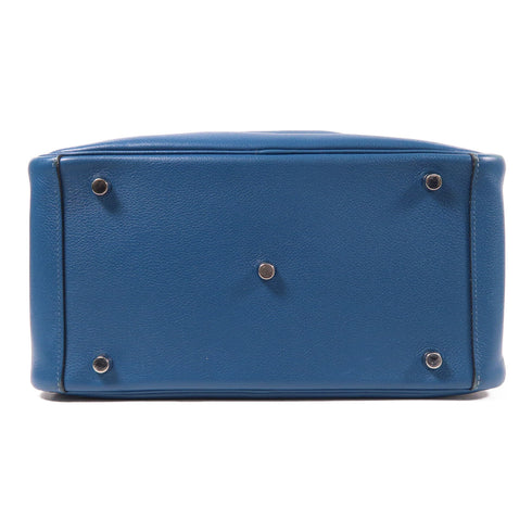 HERMES PHW Lindy 30 2 Way Shoulder Bag Evercolor Leather Colvert