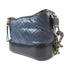 CHANEL Quilted CC Gabrielle Chain Shoulder Bag Calfskin Leather Black Navy