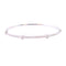 Jewelry SHW 0.707ct Diamond Bangle Bracelet 18K White Gold