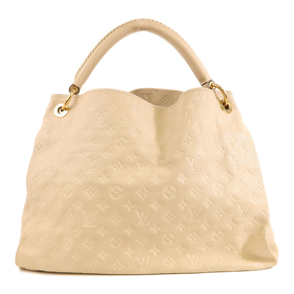 LOUIS VUITTON LV GHW Arsty MM Hand Bag M93449 Monogram Empreinte Beige