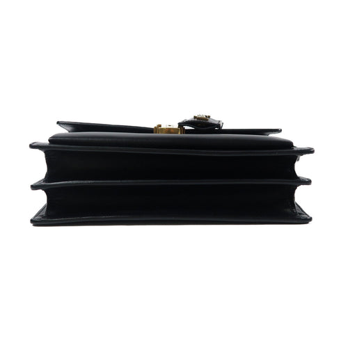 SAINT LAURENT YSL GHW Shoulder Bag 2Way Handbag 392264 Calfskin Leather Black