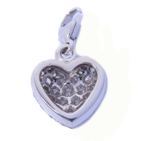 CARTIER Diamond Pendant Top Accessories 18K White Gold