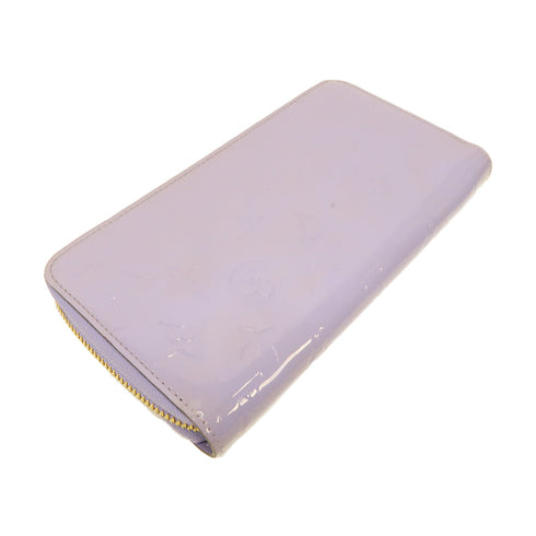 LOUIS VUITTON LV GHW Zipper Long Wallet M90141 Vernis Lilac
